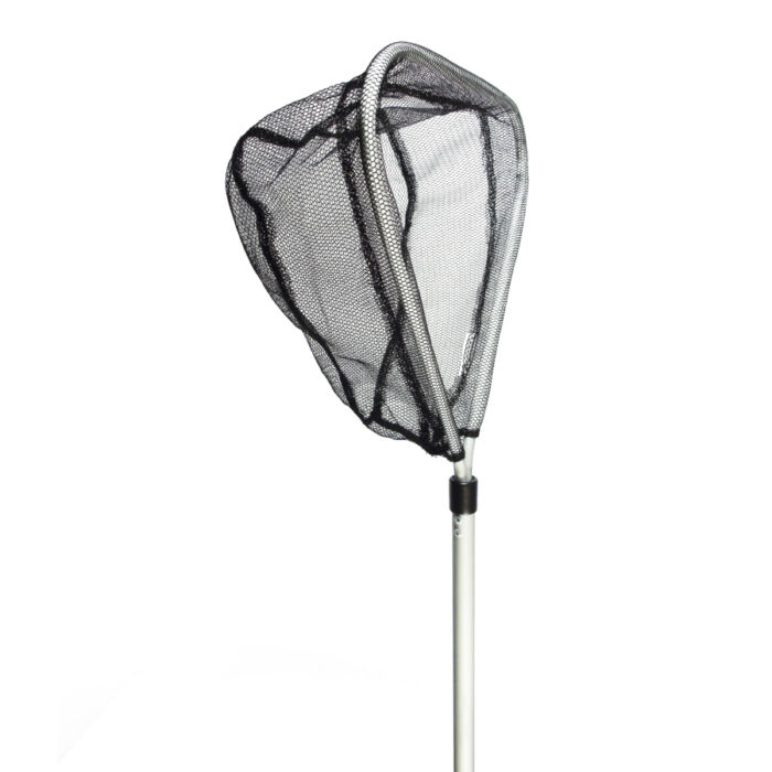 Merítőháló kicsi,háromszög alakú,alumínium nyéllel 103 cm