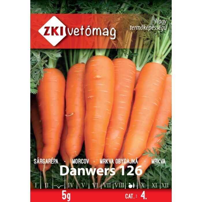 ZKI Danwers 126 sárgarépa vetőmag 5g