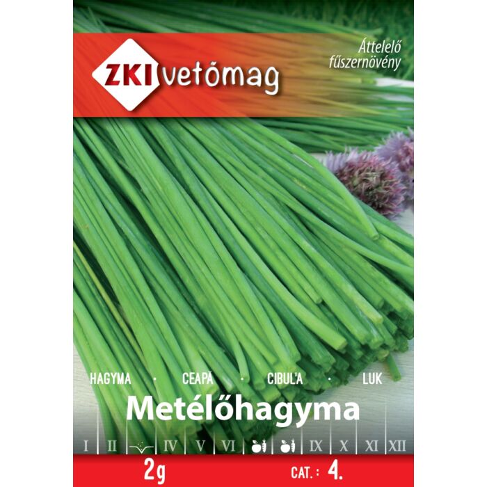 ZKI Hagyma Metélőhagyma Vetőmag 2g