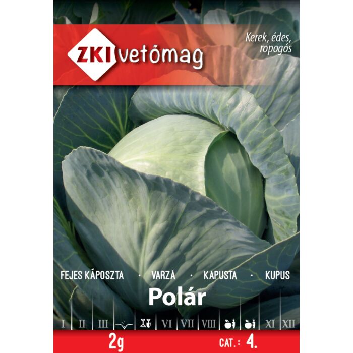 ZKI Fejes káposzta Polar Vetőmag 2g