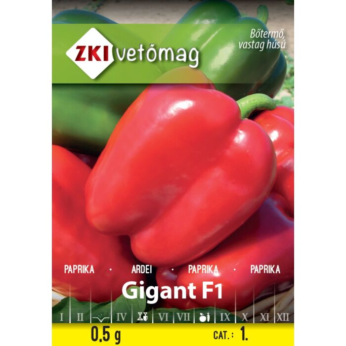 ZKI Paprika Giant F1 Vetőmag 0,5g