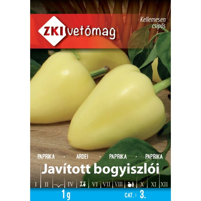 ZKI Paprika Javított Bogyiszlói Vetőmag 1g