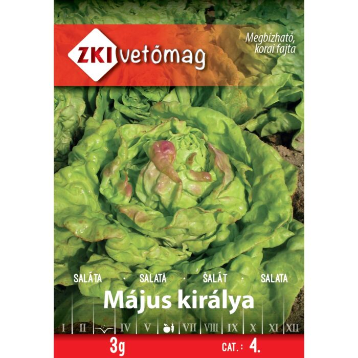 ZKI Saláta Május királya Vetőmag 3g