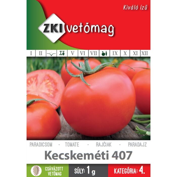 ZKI Paradicsom Kecskeméti 407 Vetőmag 1g