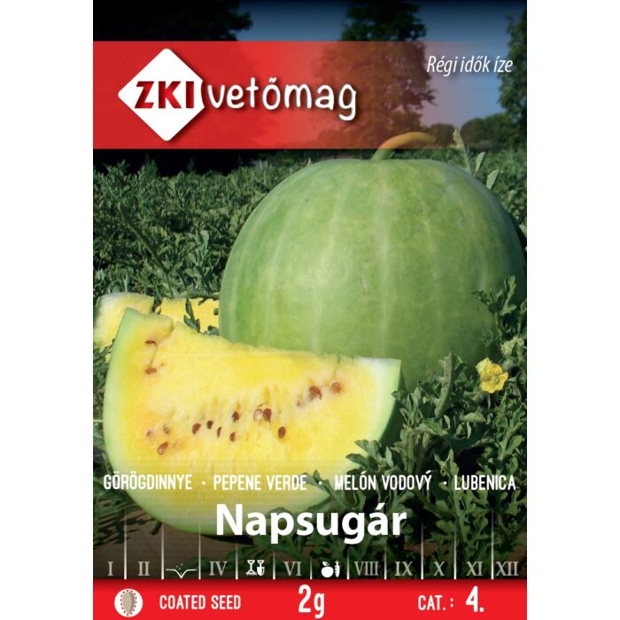 ZKI Sárgadinnye Napsugár Vetőmag 2g