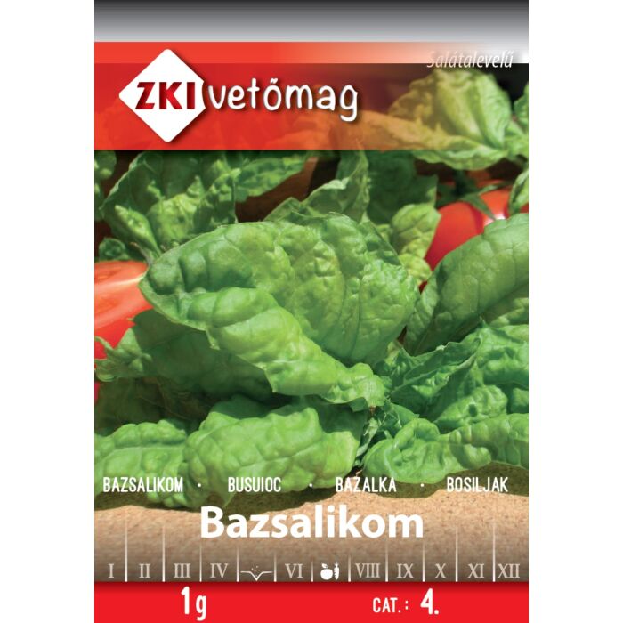 ZKI Salátalevelű Bazsalikom Vetőmag 2g