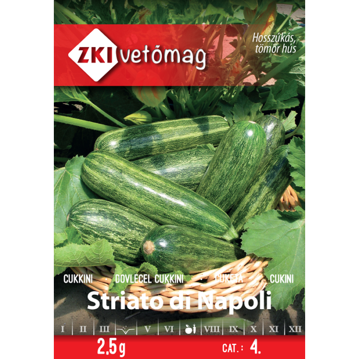 ZKI Cukkini Striato di Napoli Vetőmag 2,5g