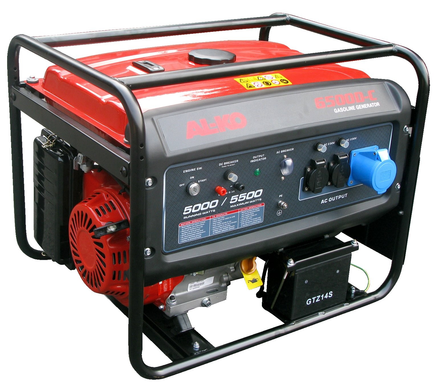 AL-KO 6500 D-C áramfejlesztő, 5kW