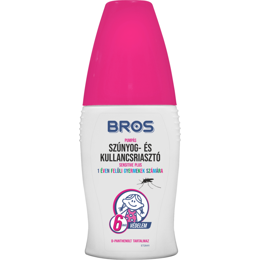 Bros szúnyogriasztó pumpás /sensitive/ gyerek 50 ml