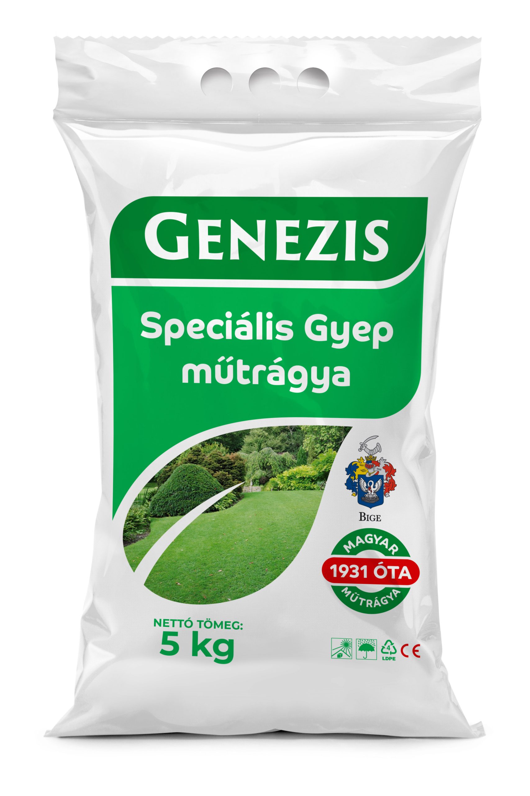 Genezis Gyep műtrágya 5kg (150-200m2 felületre)