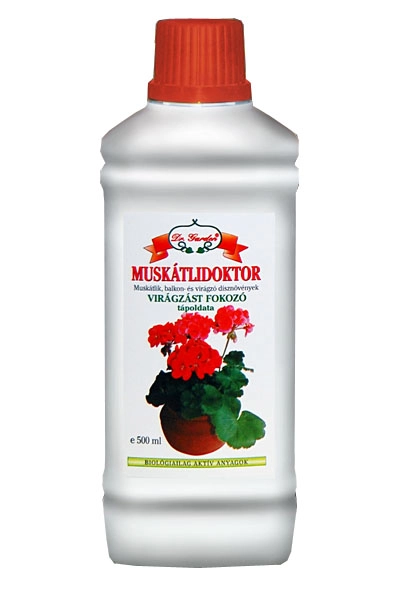 Dr. Garden Muskátlidoktor virágzást fokozó tápoldat 500 ml