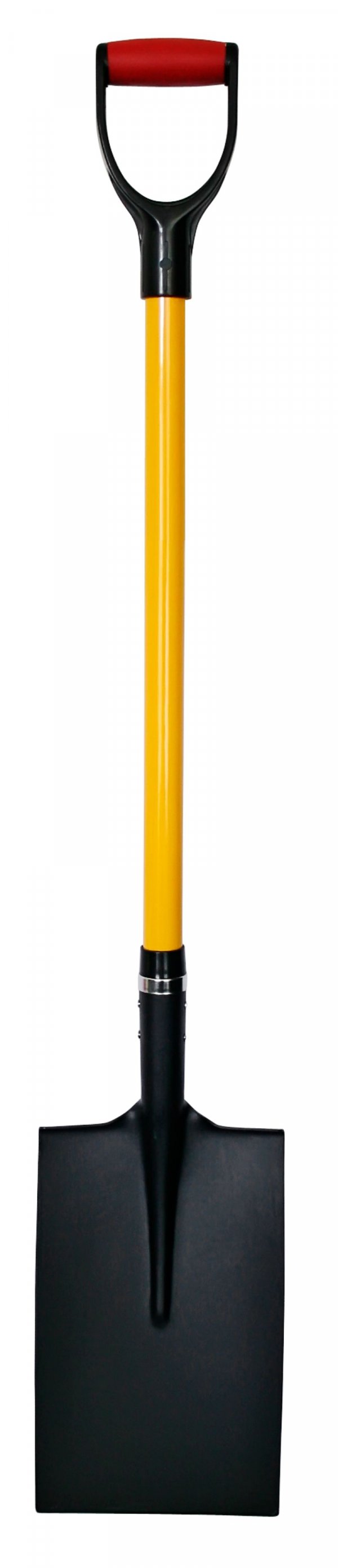 Ásó - lapát Szögletes üvegszálas nyél D fogó, 115 cm