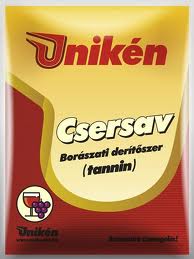 Unikén csersav (tannin) borászati derítőszer, 0,1 kg