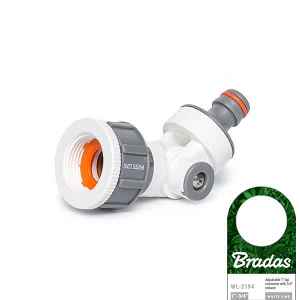 Bradas WL-2194 White Line csapcsatlakozó 1” - 3/4”