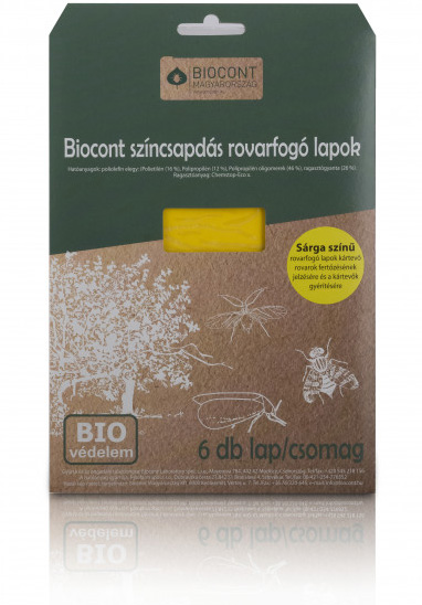 Biocont sárgalap  nagy 6 db-os