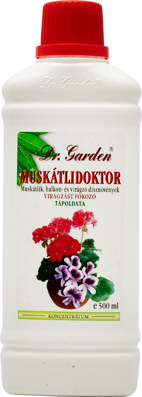 Dr. Garden Muskátlidoktor virágzást fokozó tápoldat 500 ml