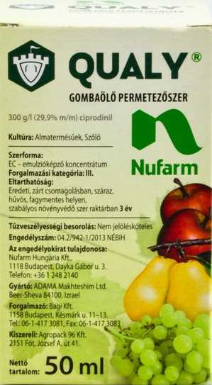 Qualy gombaölő permetezőszer 50 ml