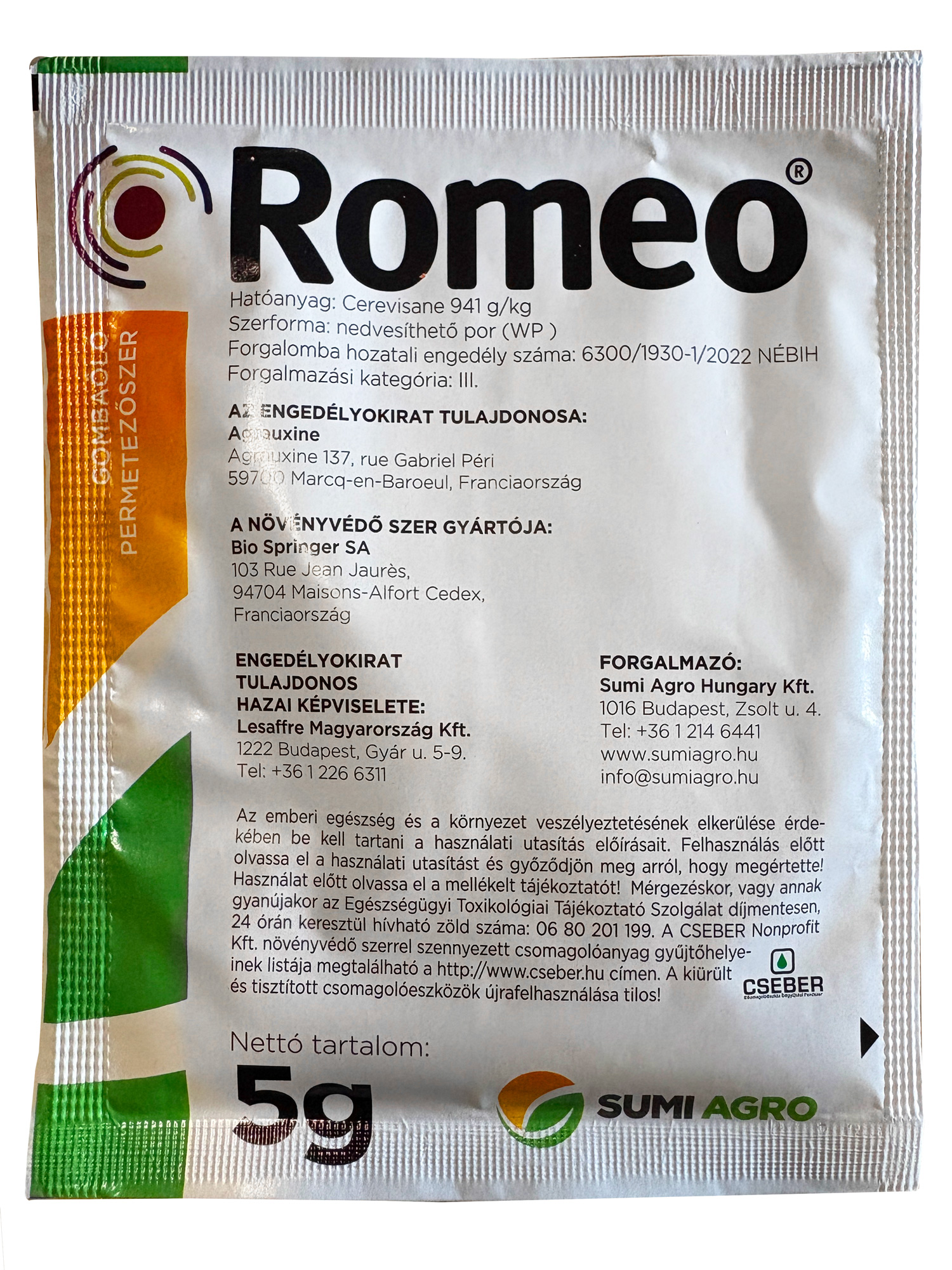 Romeo gombaölő szer 5 gr