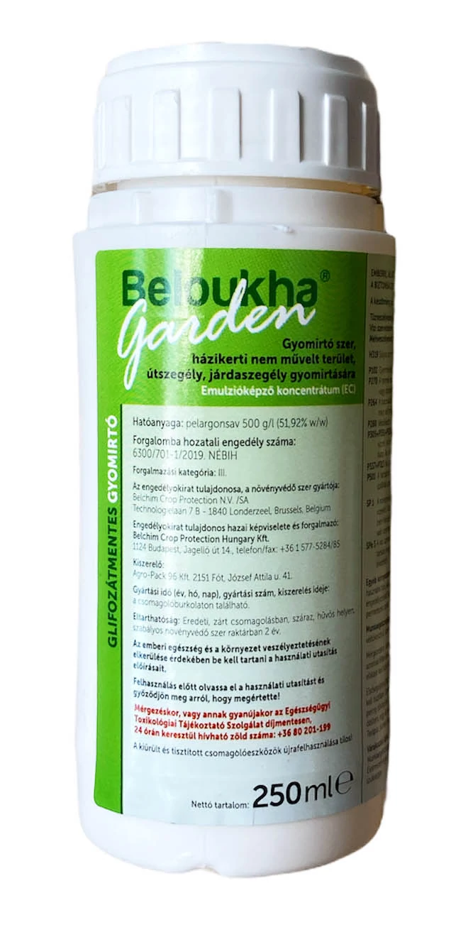 Beloukha Garden természetes alapú totális gyomirtószer 250 ml, Glifozát mentes