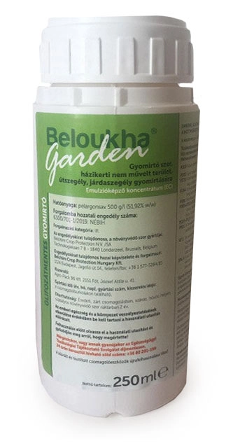 Beloukha Garden természetes alapú totális gyomirtószer 250 ml, Glifozát mentes