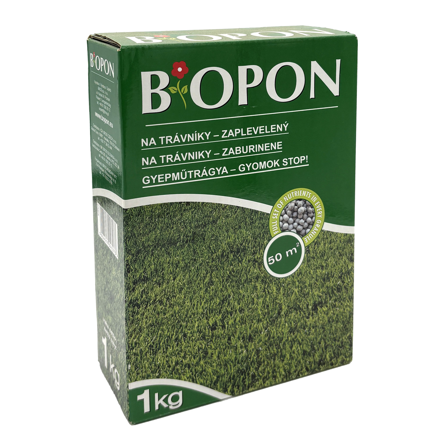 Biopon Gyep Műtrágya gyom-stop 1 kg