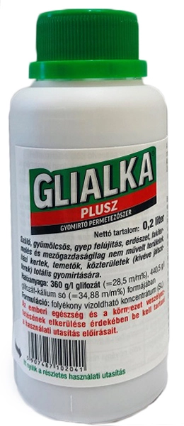 Glialka Plusz gyomirtó permetezőszer 200ml