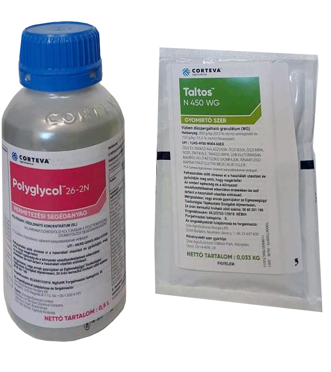 Taltos WG 33 g + Polyglycol 0,5 l gyomirtó permetezőszer