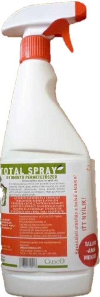 Total gyomirtó permetezőszer Spray kivitelben 0,5 liter