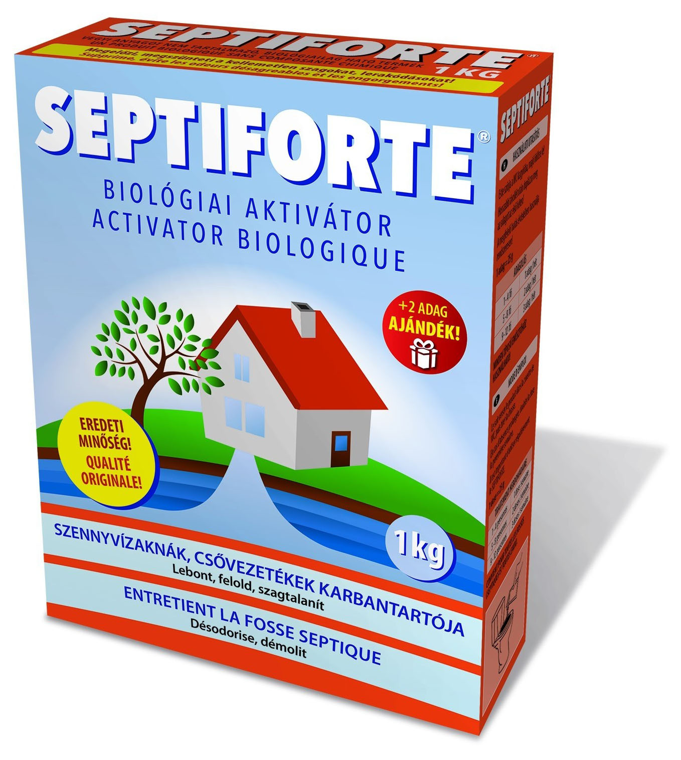 Septiforte szennyvízakna, csővezeték karbantartó, 1 kg
