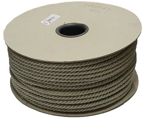 PPTEX kötél sodrott 6mm, 100 m
