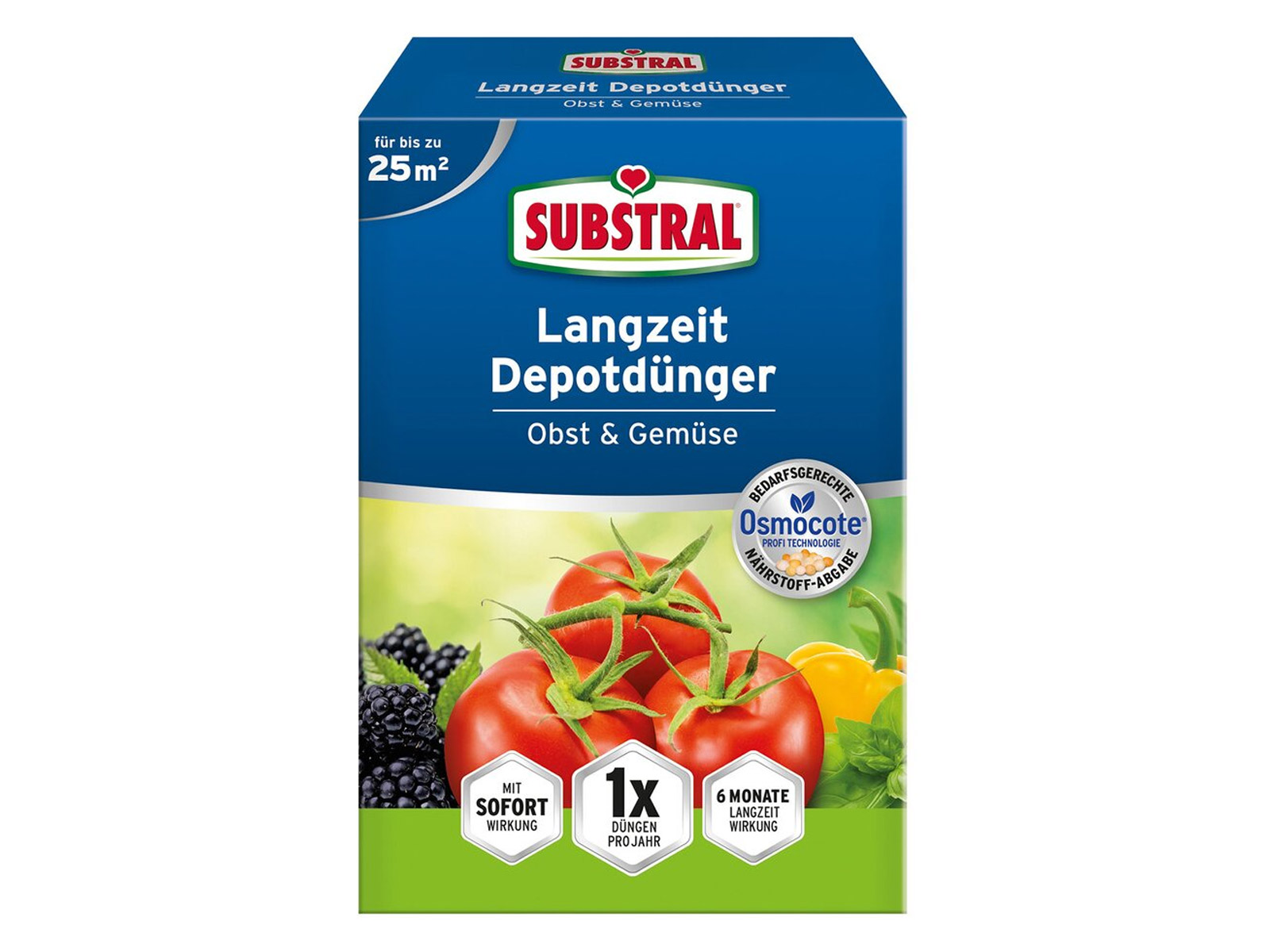 Substral Osmocote hosszúhatású trágya gyümölcsökhöz és zöldségekhez (750g)