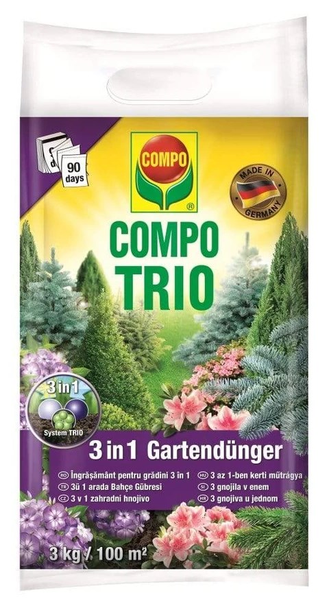 Compo Trio Fenyő-És Cserjetáp 3 kg