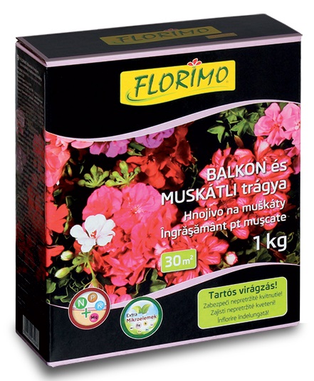 Florimo műtrágya  Balkon, Muskátli  1 kg