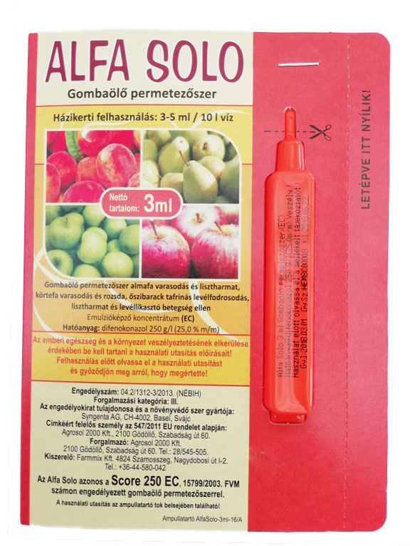 Alfa Solo 1×3 ml ampulla gombaölő permetezőszer