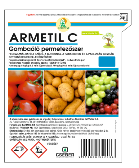 Armetil C  peronoszpóra elleni készítmény 200g