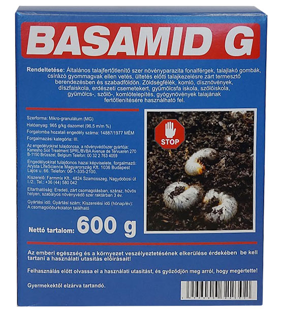 Basamid G rovarölő talajfertőtlenítő szer 600 g