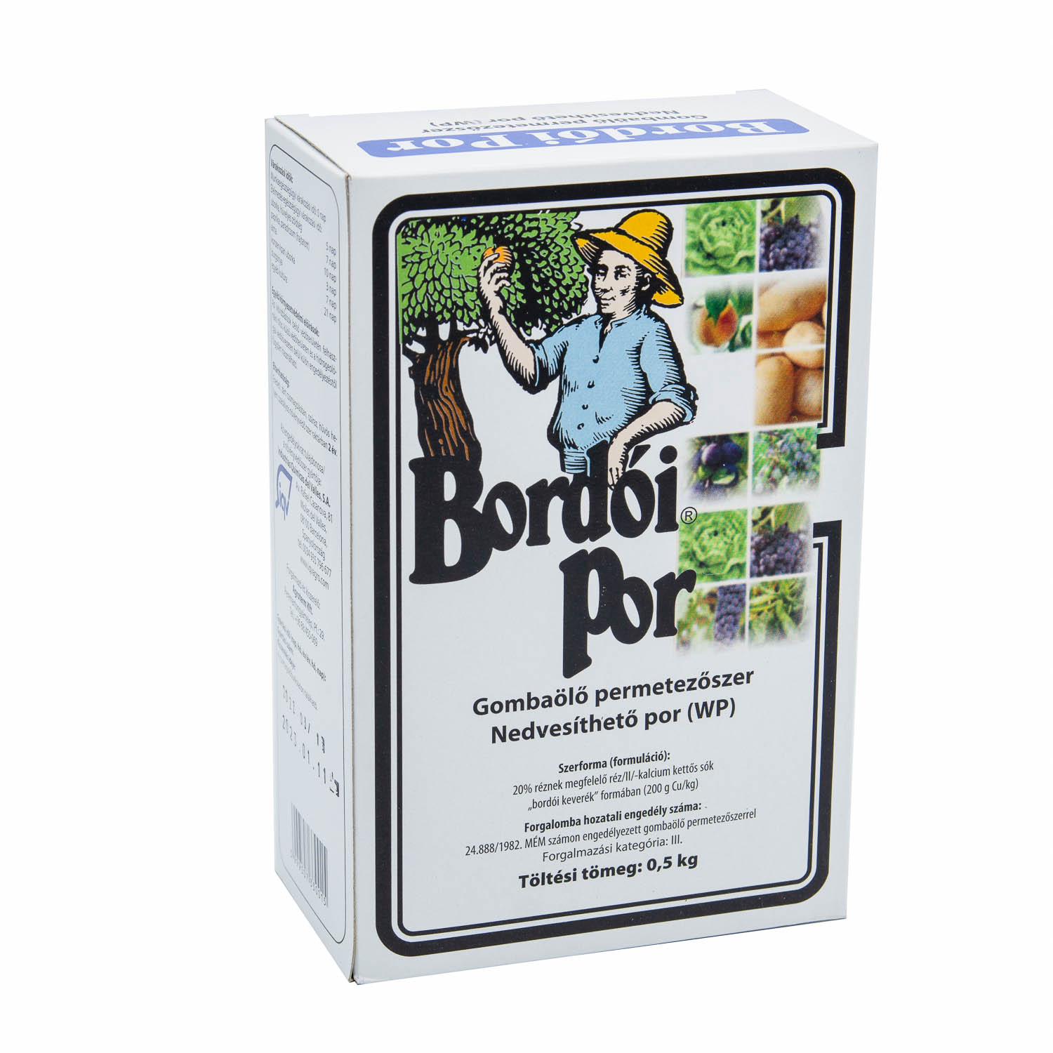 Bordói por gombaölő permetezőszer nedvesítő por (WP) 500g