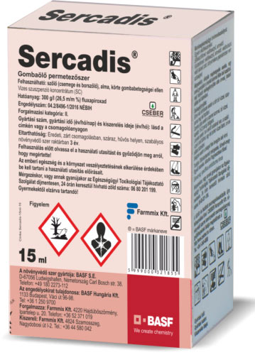 Sercadis gombaölő permetezőszer 15 ml ampulla