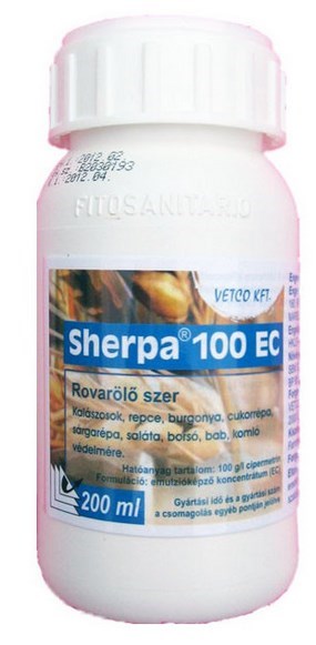 Sherpa 100 EC rovarölő permetezőszer 200 ml