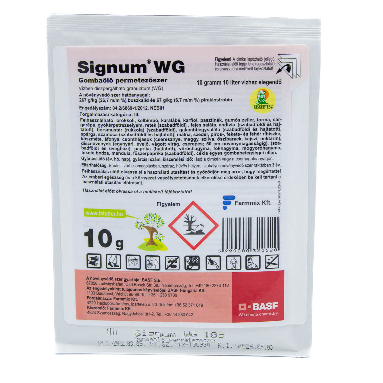 Signum WG gombaölő permetezőszer 10 g
