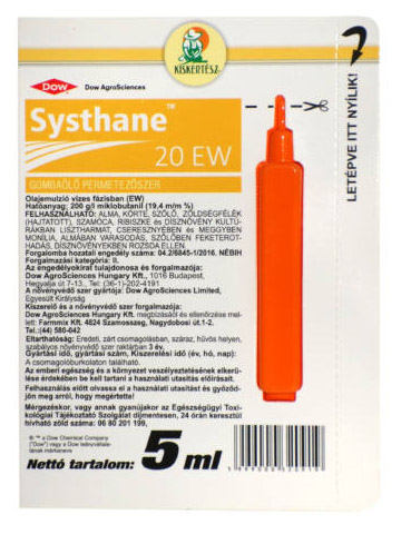 Systhane 20 EW gombaölő permetezőszer 5 ml ampulla