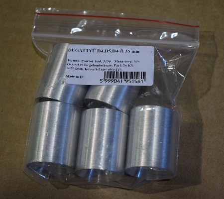 Dugattyú 35 mm (5 db -os), D4, D5, D4-R magyar permetezőhöz