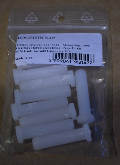 Rögzítőcsap (10 db -os)