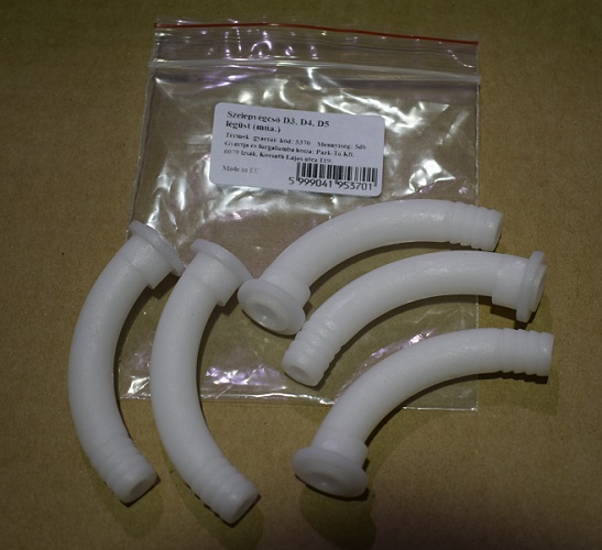 Szelepvégcső /légüst/müa. (5 db -os), D3-4-5 magyar permetezőhöz