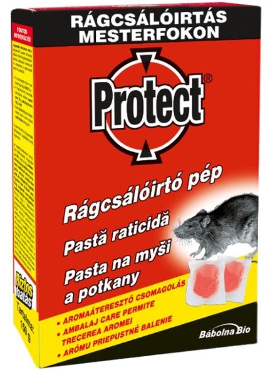 Protect rágcsálóirtó méreg, pép 150g