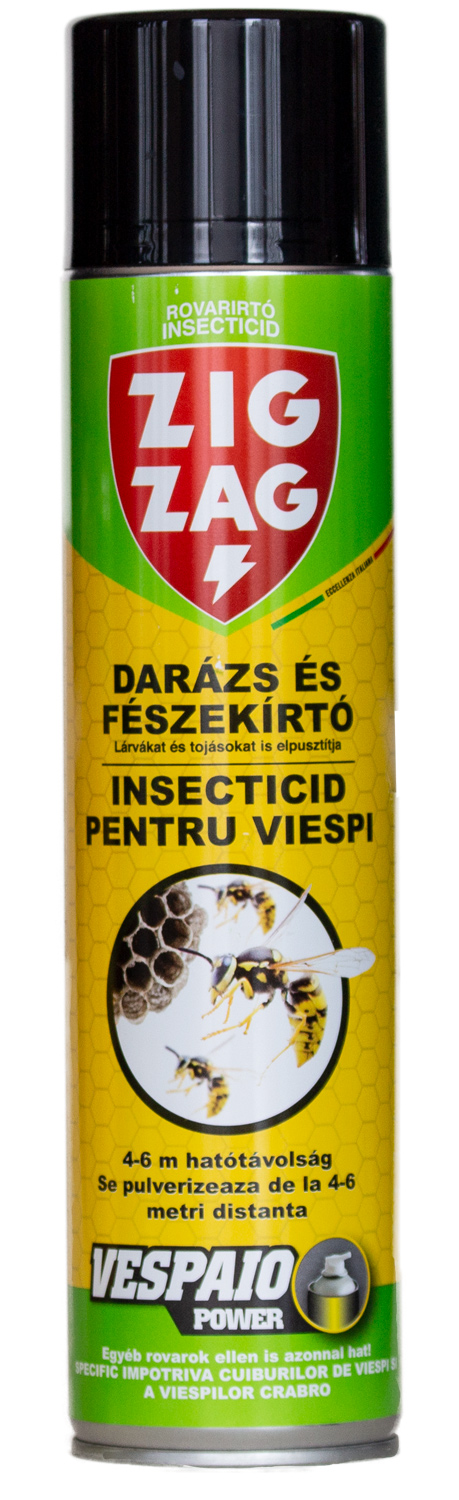 Zig Zag darázs és fészekirtó aeroszol 600 ml, 4-6 méter hatótáv