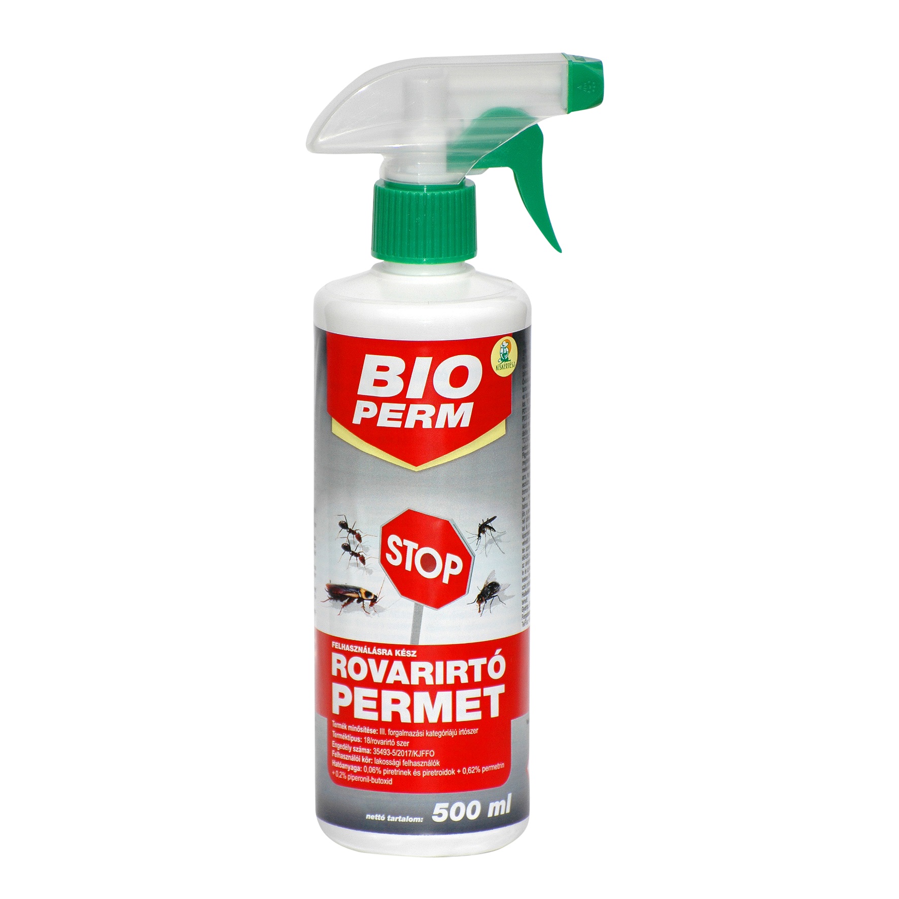 Bio-Perm rovarirtó permet szórófejes, 500 ml