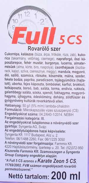 Full 5 CS rovarölő permetezőszer 200 ml