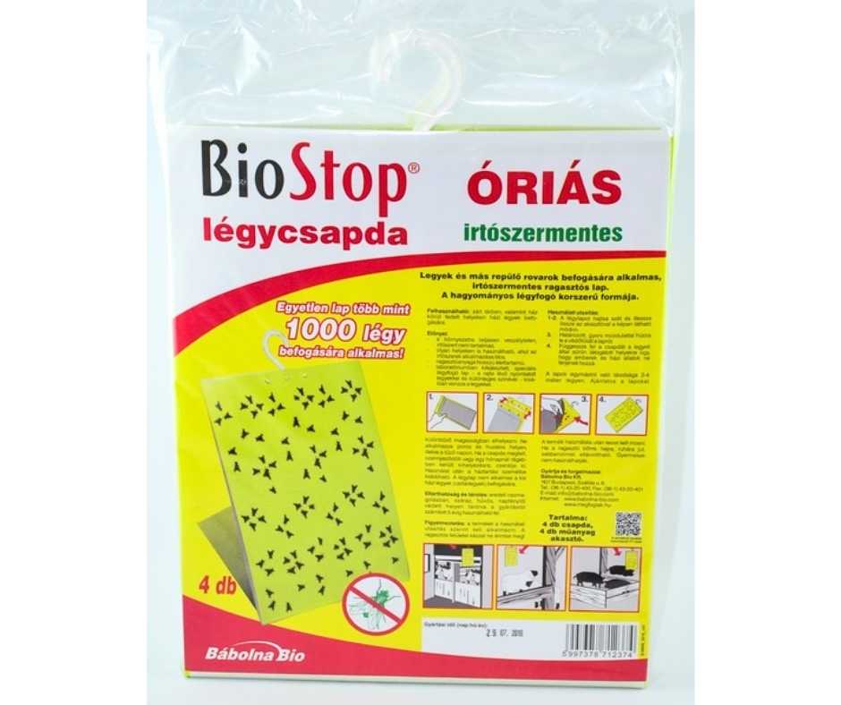 Biostop légyfogó lap Óriás 25x60 cm