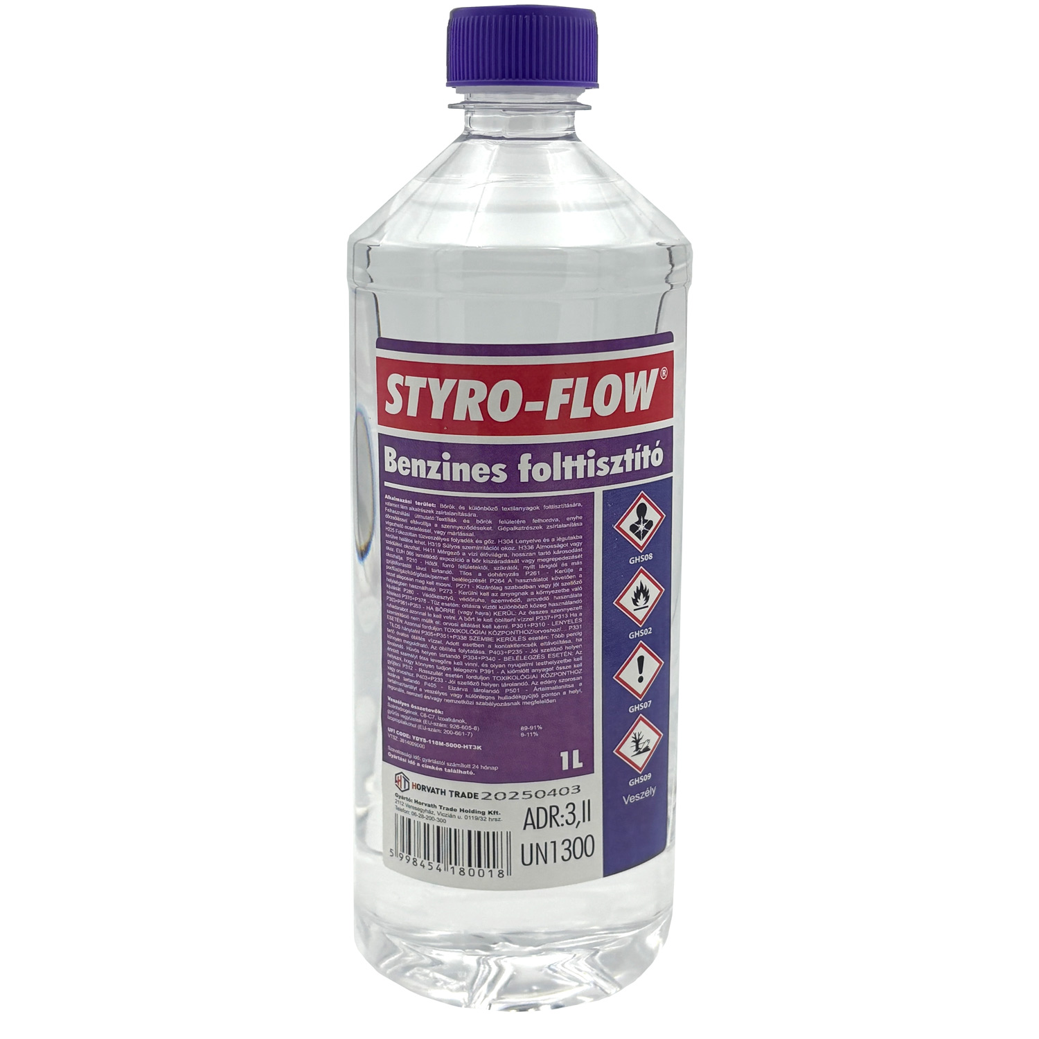 Styro Flow benzines folttisztító 1 liter